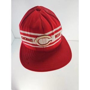 vintage cincinatti reds superstripe hat snapback adjustable